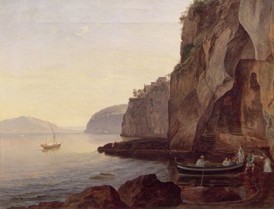 Cocumella bij Sorrento, 1827 door Carl Wilhelm Goetzloff